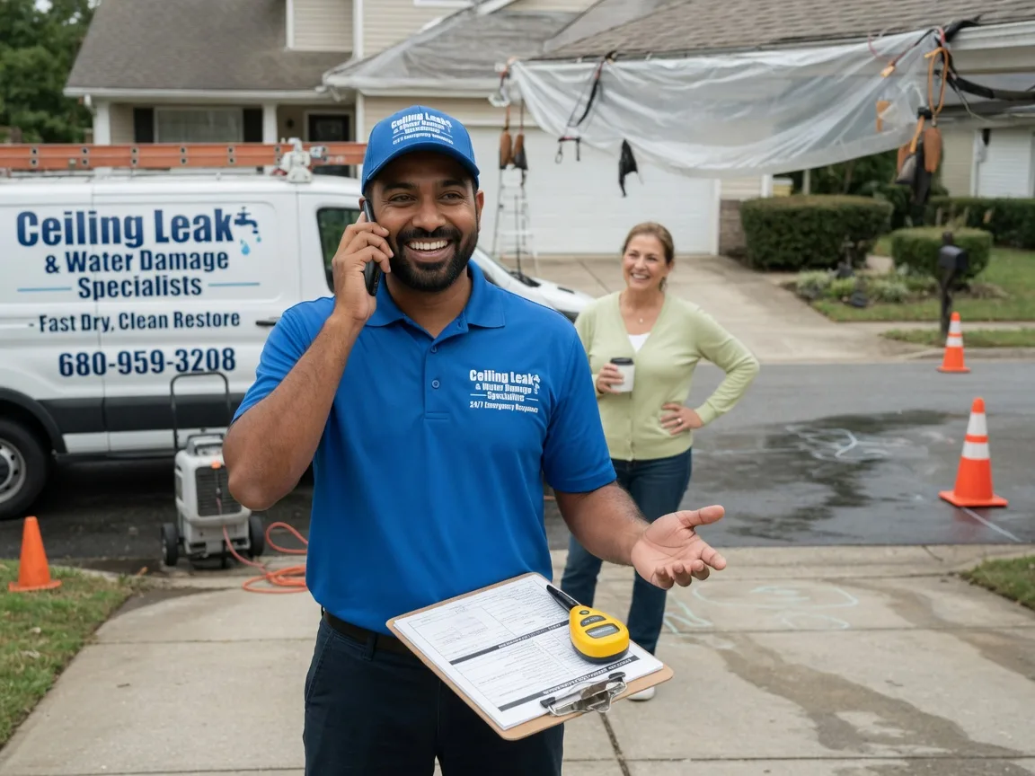Ceiling Leak Cleanup Spangle, WA FAQs